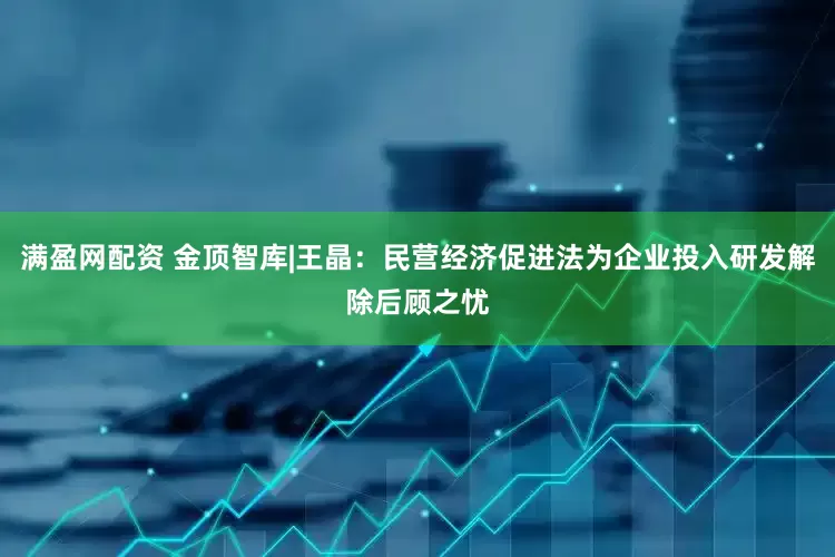 满盈网配资 金顶智库|王晶：民营经济促进法为企业投入研发解除后顾之忧