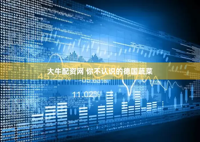 大牛配资网 你不认识的德国蔬菜