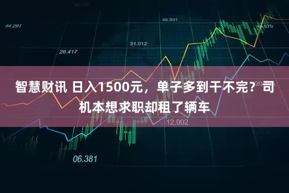 智慧财讯 日入1500元，单子多到干不完？司机本想求职却租了辆车